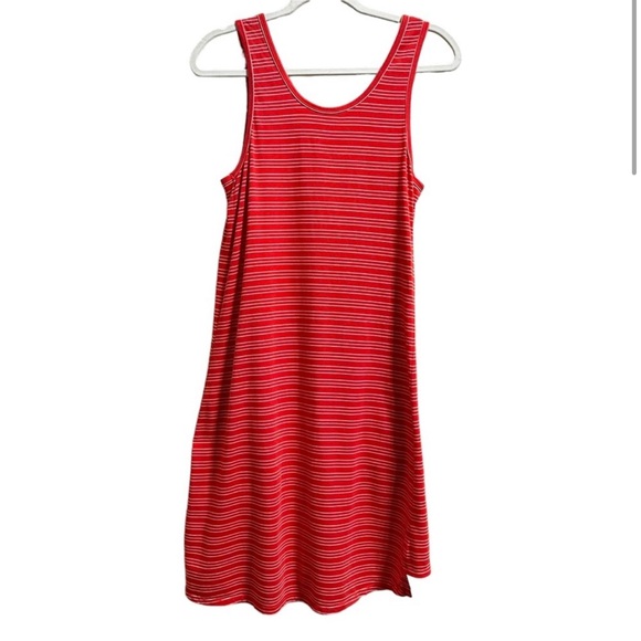 Nau Organic Cotton Striped Sleeveless Shirt  Dress Women’s Size Small - Picture 8 of 14